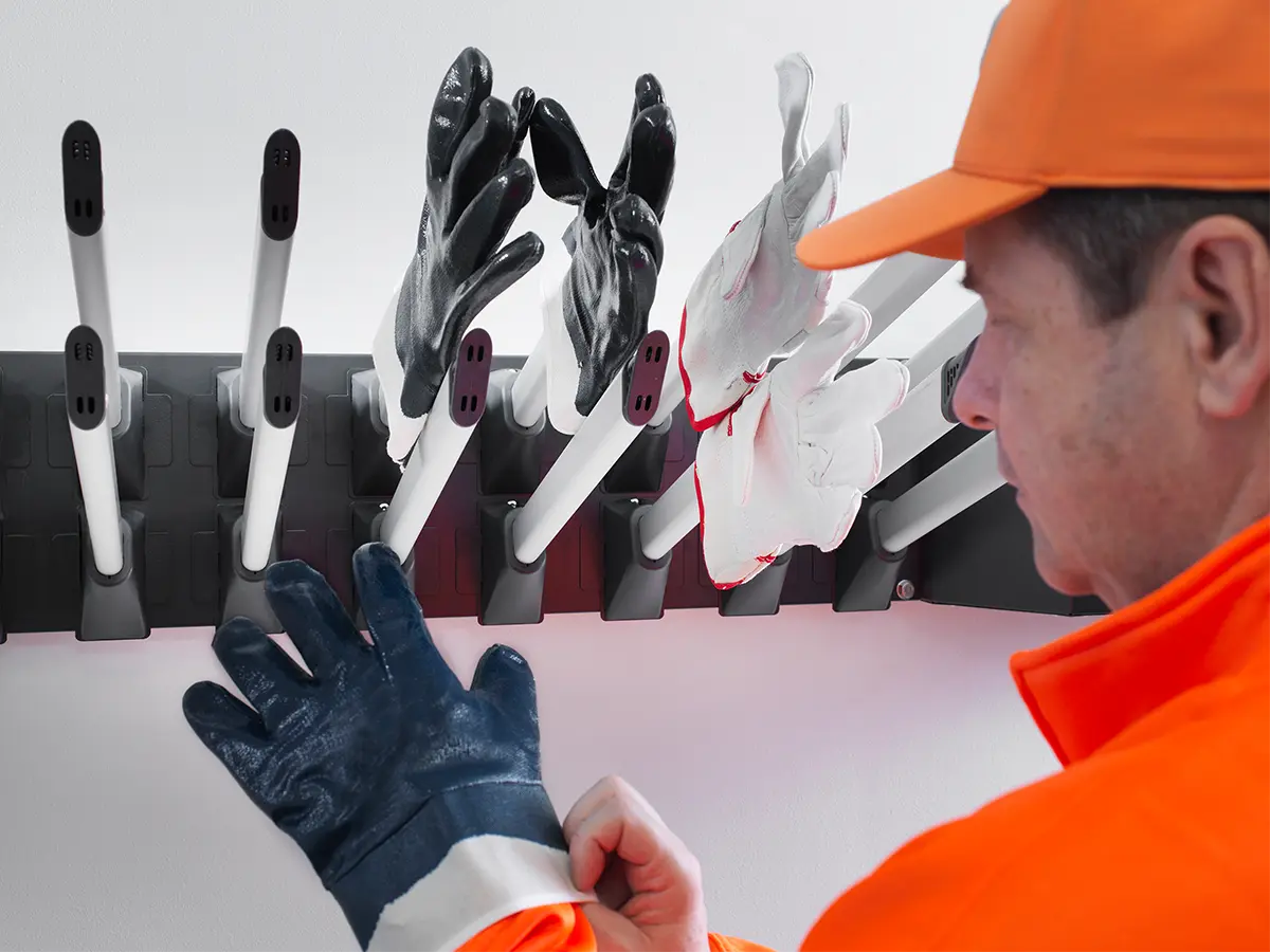Close up Glove Dryer